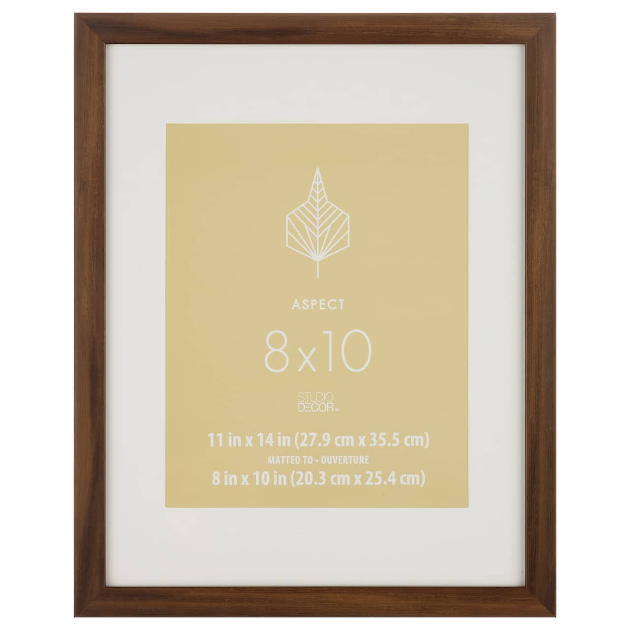 8 Pack: Rustic 8&#x22; x 10&#x22; Frame with Mat, Aspect by Studio D&#xE9;cor&#xAE;